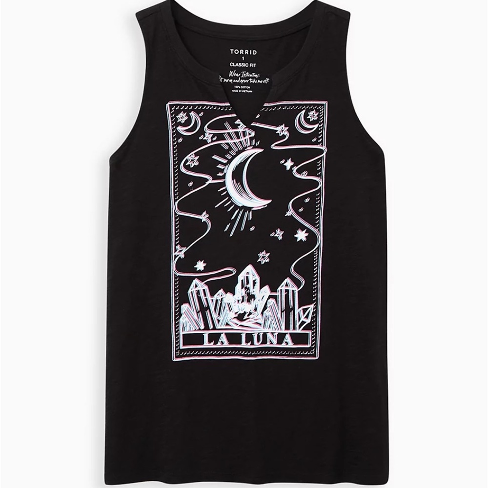"LA LUNA" Tarot Tank Top - TORRID